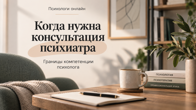Когда нужна консультация психиатра